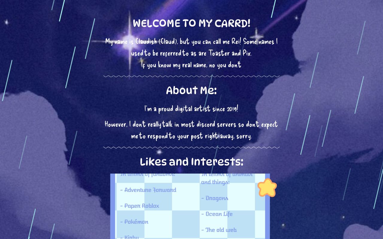 Claud's Infobox